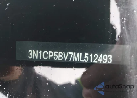 2021 Nissan Kicks S Xtronic Cvt из США, поврежденный, VIN 3N1CP5BV7ML512493